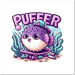 Puffer Fish Posters and Art